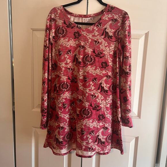 LuLaRoe Pink‎ Tunic Size Medium - Picture 1 of 6